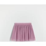 Fioletowe Spódnice tiulowe damskie z poliestru marki Reserved w rozmiarze L 