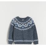 Granatowe Swetry męskie marki Reserved w rozmiarze L 