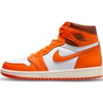 Pomarańczowe Buty do koszykówki damskie w stylu retro marki Nike Jordan w rozmiarze 40 