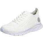 Białe Sneakersy sznurowane damskie marki Rieker w rozmiarze 36 