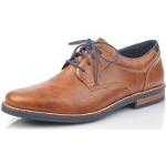 Buty sznurowane męskie w stylu biznesowym ze skóry syntetycznej na wiosnę marki Rieker w rozmiarze 40 