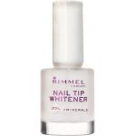 Białe Lakiery do paznokci szybkoschnące kryjące marki Rimmel London 