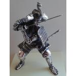Srebrne Figurki do zabawy o tematyce rycerzy i zamków 