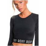 ROXY Damska koszulka z lycry Fitness Crop, długi rękaw czarny M - 40