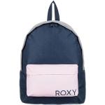Niebieskie Plecaki damskie z wyściełanym tyłem marki Roxy Roxy 