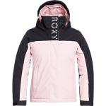 Różowe Kurtki narciarskie dziecięce dla dziewczynek marki Roxy Galaxy 