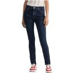 Niebieskie Elastyczne jeansy Skinny fit dżinsowe marki Gant 