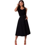 Czarne Spódnice midi damskie marki MOE w rozmiarze XL 