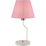 Przecenione Różowe Lampy stołowe z kloszem w nowoczesnym stylu metalowe - gwint żarówki: E14 