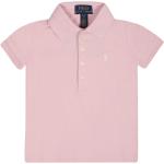 Różowe Koszulki dziecięce polo do prania w pralce bawełniane marki Ralph Lauren 
