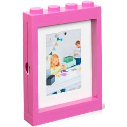 Różowa ramka na zdjęcie LEGO®, 19,3x26,8 cm
