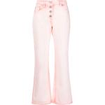 Różowe Jeansy z wysokim stanem damskie w stylu casual dżinsowe marki Alberta Ferretti w rozmiarze M 
