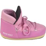 Różowe Kozaki zimowe eleganckie marki Moon Boot w rozmiarze 39 