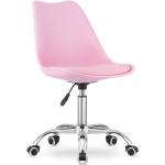 Różowe Krzesła biurowe marki ELIOR 