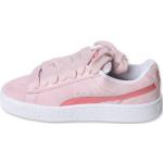Różowe Sneakersy skórzane dla dzieci eleganckie z zamszu marki Puma w rozmiarze 39 