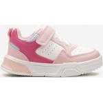 Przecenione Różowe Sneakersy na rzepy damskie Rzepy sportowe w rozmiarze 25 