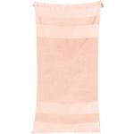 Przecenione Różowe Ręczniki plażowe w paski marki Sunnylife w rozmiarze 90x175 cm 