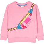 Różowe Swetry dziecięce z aplikacją dla dziewczynek marki Marc Jacobs 