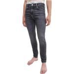 Szare Jeansy rurki męskie Skinny fit dżinsowe o szerokości 34 o długości 32 marki Calvin Klein Jeans 