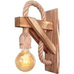 Kinkiety & Lampy ścienne w stylu rustykalnym drewniane - gwint żarówki: E27 