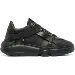 Czarne Sneakersy na koturnie damskie w stylu casual marki AGL w rozmiarze 40 