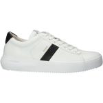 Białe Niskie sneakersy męskie w stylu casual marki Blackstone w rozmiarze 40 