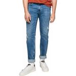 Niebieskie Proste jeansy męskie marki s.Oliver w rozmiarze S 