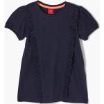 Ciemnoniebieskie Koszulki dziecięce z krótkim rękawkiem dla niemowląt marki s.Oliver w rozmiarze 110 - wiek: 0-6 miesięcy 