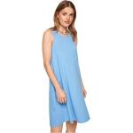 Niebieskie Zwiewne sukienki damskie na lato marki s.Oliver w rozmiarze S 