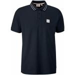 Niebieskie Koszulki polo męskie marki s.Oliver w rozmiarze XL 