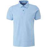 Niebieskie Koszulki polo męskie marki s.Oliver w rozmiarze M 
