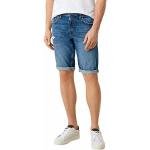 Niebieskie Krótkie spodnie męskie dżinsowe marki s.Oliver w rozmiarze S 