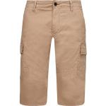 Brązowe Krótkie spodnie męskie luźne marki s.Oliver w rozmiarze S 