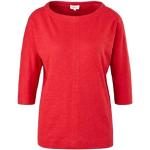 Czerwone Koszulki damskie z krótkimi rękawami marki s.Oliver w rozmiarze S 