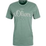 Zielone Koszulki męskie z krótkimi rękawami marki s.Oliver w rozmiarze S 