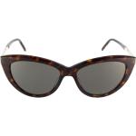Saint Laurent, Cat-Eye Sunglasses Brązowy, female,