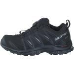 Czarne Buty do biegania terenowe męskie z Goretexu wodoodporne sportowe chromowane marki Salomon XA Pro 3D w rozmiarze 41,5 