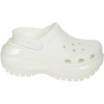 Białe Sandały płaskie damskie na lato marki Crocs w rozmiarze 39 