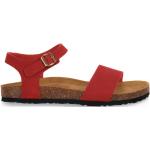 Czerwone Sandały płaskie damskie na lato marki Frau w rozmiarze 38 