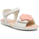 Przecenione Białe Sandały skórzane damskie ze skóry na lato marki Camper w rozmiarze 28 