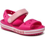 Przecenione Różowe Sandały antypoślizgowe damskie na lato marki Crocs 
