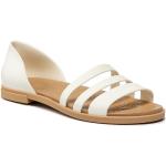 Przecenione Białe Sandały antypoślizgowe damskie na lato marki Crocs 