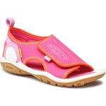 Przecenione Różowe Sandały sportowe damskie sportowe na lato marki Keen w rozmiarze 34 