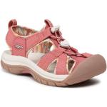 Przecenione Różowe Sandały trekkingowe damskie sportowe na lato marki Keen w rozmiarze 35 