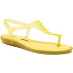 Przecenione Żółte Sandały damskie na lato marki Melissa w rozmiarze 39 