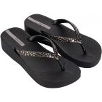Czarne Sandały na platformie damskie na lato marki Ipanema w rozmiarze 40 