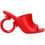 Czerwone Sandały na wysokim obcasie damskie na lato marki Ferragamo w rozmiarze 38 