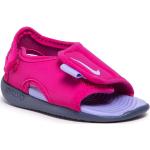 Różowe Sandały skórzane damskie na lato marki Nike w rozmiarze 21 