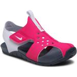 Przecenione Różowe Sandały damskie na lato marki Nike w rozmiarze 32 