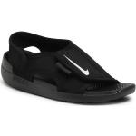Przecenione Czarne Sandały damskie na lato marki Nike w rozmiarze 35 